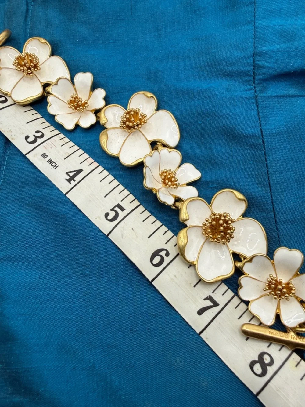 Oscar de la Renta Flower Bracelet